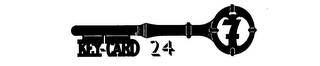 KEY CARD 24 7 logo