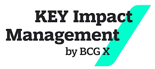 KEY IMPACT MANAGEMENT BY BCG X logo