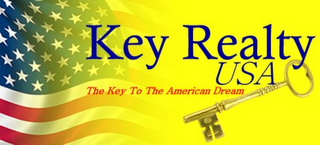 KEY REALTY USA THE KEY TO THE AMERICAN DREAM logo