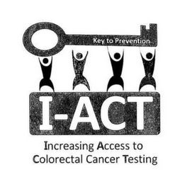 KEY TO PREVENTION I-ACT INCREASING ACCESS TO COLORECTAL CANCER TESTING logo