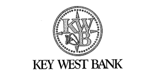 KEY WEST BANK KWB logo