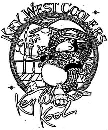 KEY WEST COOLERS KEY W. KOOL logo