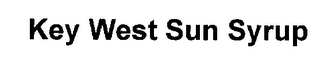 KEY WEST SUN SYRUP logo