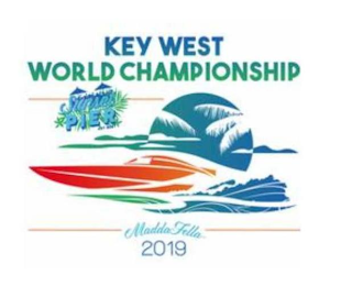KEY WEST WORLD CHAMPIONSHIP SUNSET PIER MADDA FELLA 2019 logo