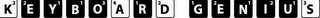 KEYBOARD GENIUS 2 2 1 1 3 4 1 2 1 2 1 2 1 3 logo