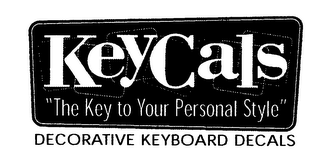 KEYCALS "THE KEY TO YOUR PERSONAL STYLE" DECORATIVE KEYBOARD DECALS logo