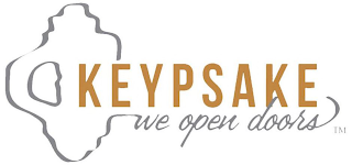 KEYPSAKE WE OPEN DOORS logo