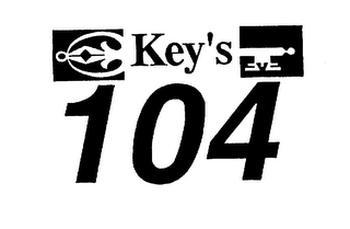 KEY'S 104 logo