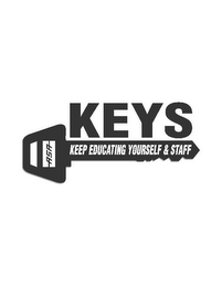 KEYS ASA KEEP EDUCATING YOURSELF & STAFF logo