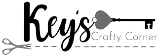 KEY'S CRAFTY CORNER logo