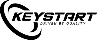 KEYSTART DRIVEN BY QUALITY logo