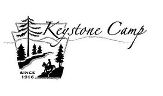 KEYSTONE CAMP SINCE 1916 logo