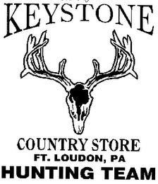 KEYSTONE COUNTRY STORE FT. LOUDON, PA HUNTING TEAM logo