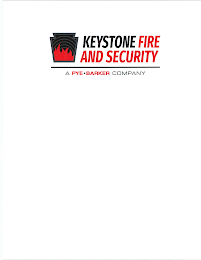 KEYSTONE FIRE AND SECURITY A PYE BARKER COMPANY logo