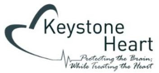 KEYSTONE HEART PROTECTING THE BRAIN; WHILE TREATING THE HEART logo
