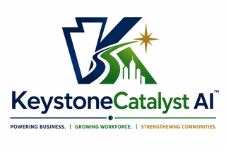 KEYSTONECATALYST AI. POWERING BUSINESS. GROWING WORKFORCE. STRENGTHENING COMMUNITIES. logo