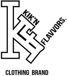 KF KIK 'N FLAVVORS. CLOTHING BRAND logo