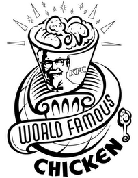 KFC WORLD FAMOUS CHICKEN logo