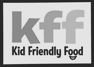 KFF KID FRIENDLY FOOD logo