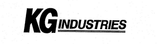 KG INDUSTRIES logo