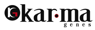 KG KAR·MA GENES logo