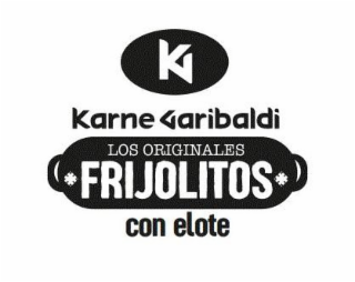 KG KARNE GARIBALDI LOS ORIGINALES FRIJOLITOS CON ELOTE logo