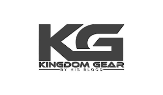 KG KINGDOM GEAR BY HIS BLOOD logo