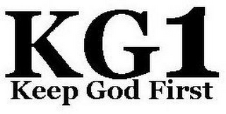 KG1 KEEP GOD FIRST logo