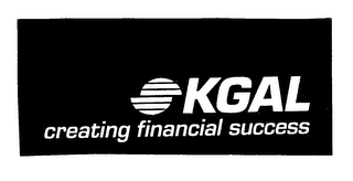 KGAL CREATING FINANCIAL SUCCESS logo