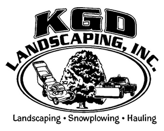 KGD LANDSCAPING, INC. LANDSCAPING · SNOWPLOWING · HAULING logo