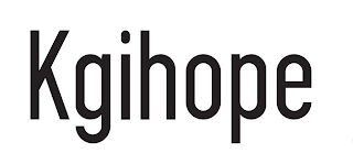 KGIHOPE logo