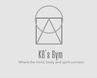 KG'S GYM WHERE THE MIND, BODY AND SPIRIT CONNECT logo