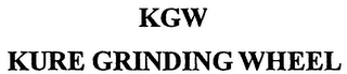 KGW KURE GRINDING WHEEL logo