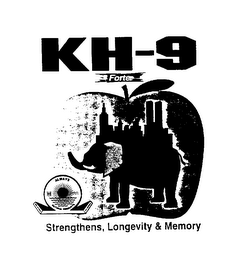 KH-9 FORTE STRENGTHENS, LONGEVITY & MEMORY logo