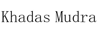 KHADAS MUDRA logo