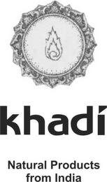 KHADI NATURAL PRODUCTS FROM INDIA logo