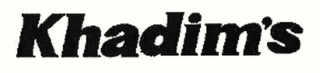 KHADIM'S logo