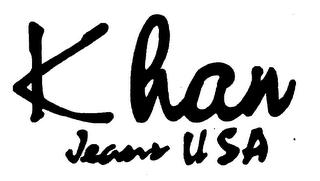 KHAN JEANS USA logo