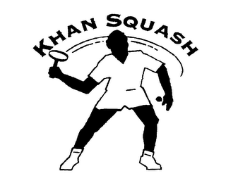 KHAN SQUASH logo