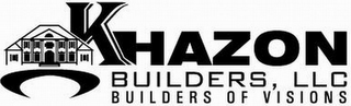 KHAZON BUILDERS, LLC BUILDERS OF VISIONS logo