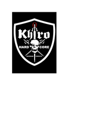 KHIRO HARD CORE SKATEBOARD PRODUCTS logo