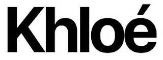 KHLOÉ logo