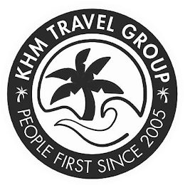 KHM TRAVEL GROUP PEOPLE FIRST SINCE 2005 logo