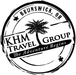 KHM TRAVEL GROUP THE ADVENTURE BEGINS BRUNSWICK, OH logo