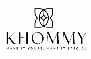 KHOMMY MAKE IT YOURS, MAKE IT SPECIAL logo