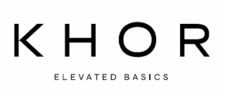 KHOR ELEVATED BASICS logo