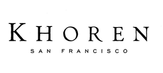 KHOREN SAN FRANCISCO logo