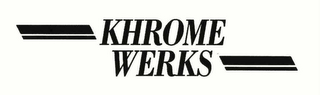KHROME WERKS logo