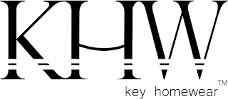 KHW KEY HOMEWEAR logo