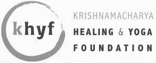 KHYF KRISHNAMACHARYA HEALING & YOGA FOUNDATION logo